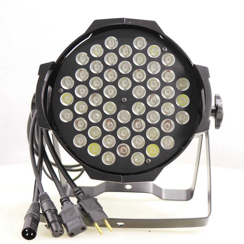 Professional Dmx Party Stage Lighting Waterproof 8/10 Channel 54 X 3W Rgbw Par Led Par Light