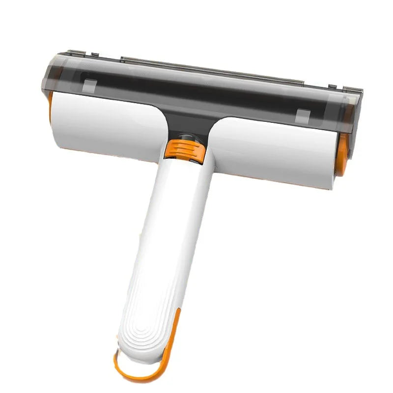 Modern ABS Plastic Roll Brush for Pet Hair Removal Cat & Dog Hair Cleaning Supplies-Push Pull Style for Sofas & Clothes