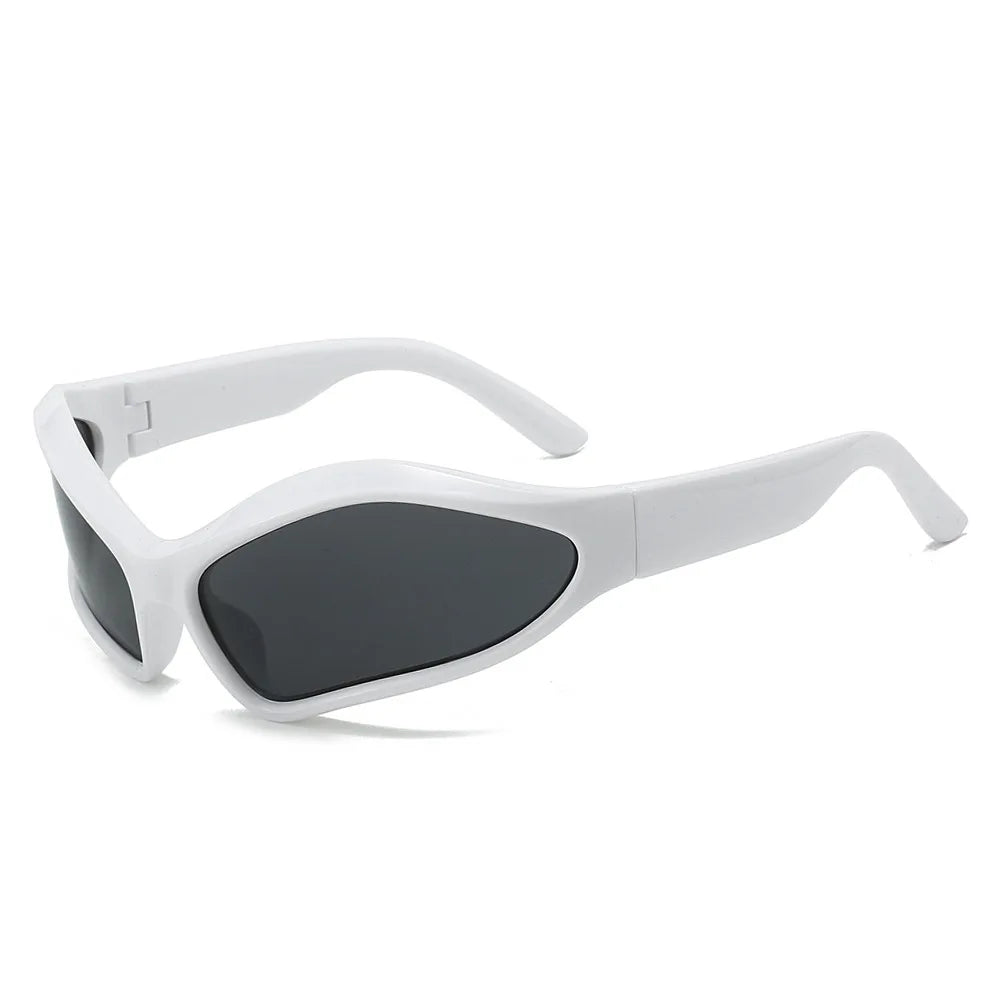 2024 Designer Premium Custom New Trend Quality Pc Men Hip Hop Sunglasses Y2k Fashion Women Anti Uv Unique Shape Sunglasses