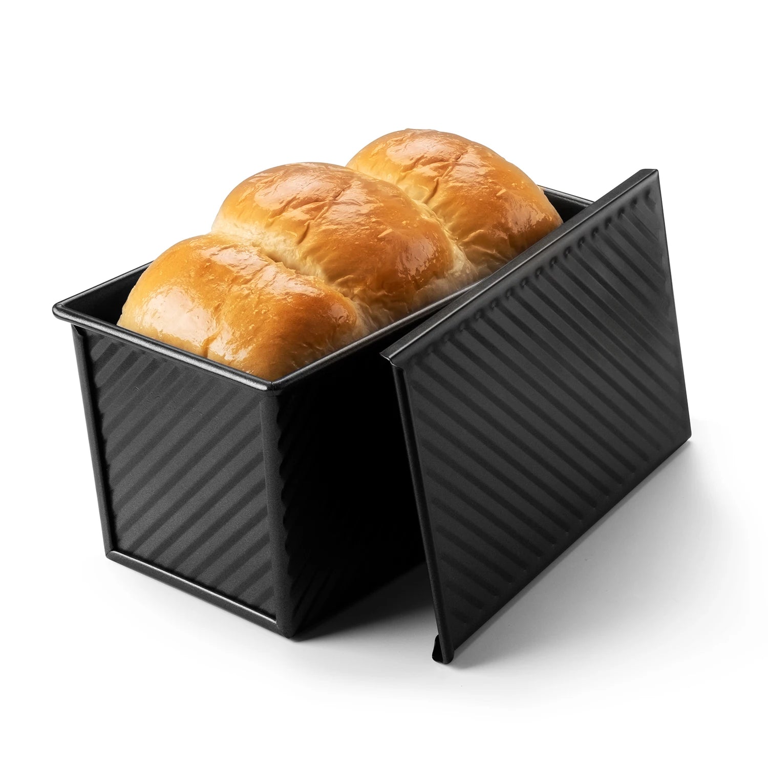 CHEFMADE WK9287 Carbon Steel Bakeware Bakery Nonstick Oven Baking Covered Bread Loaf Pan With Lids