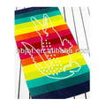 Printed Cotton/Polyester Beach Towels Sports Pattern Compressed & Disposable for Travel Gym Use