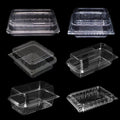 Plastic PET Food Container Cleaning Salad Box Packaging Blister Cake
