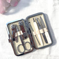 Precision Polishing Nail Care Set Stainless Steel Case with Pu Leather Personal Care and Beauty Product