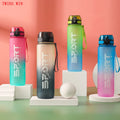 Not Easily Worn or Damaged Gym Water Bottle Big Capacity Plastic Water Bottles for Outdoor
