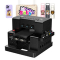 COLORSUN  Multifunctional  A4 LED UV Flatbed Printer C+W+Varnish UV Printer for Phone Case GlassCylinder Bottle Multi-layer
