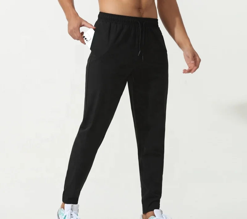 Men's Fashionable Trouser Full Length Drawstring Type Trouser Pant With Pockets