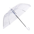Wholesale Ftransparent Crystal Rain Umbrella Manual Control Umbrellas Vinyl Umbrella Transparent for Adults