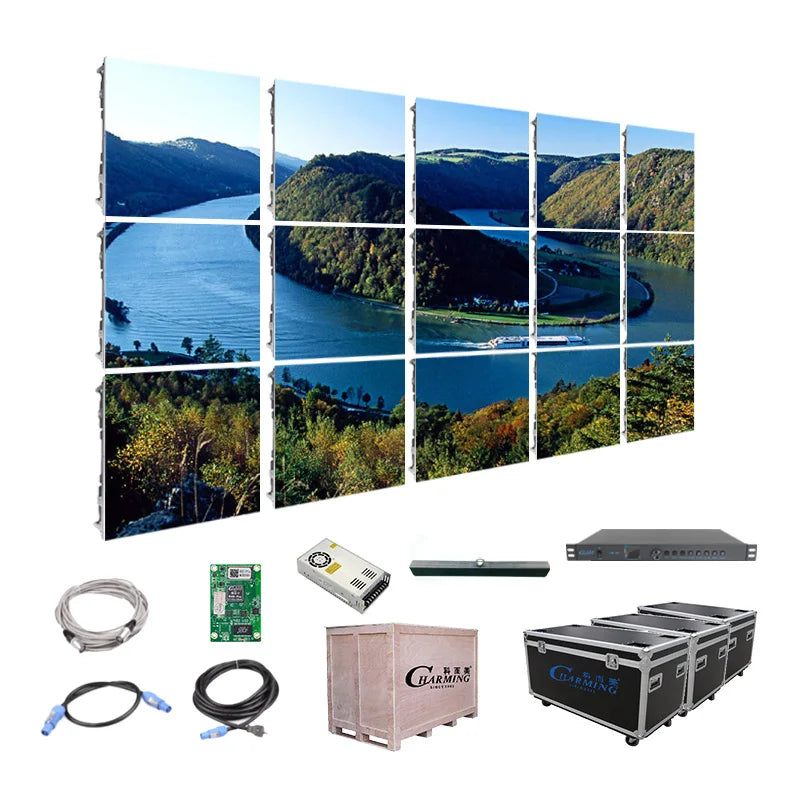 3D Outdoor and Indoor Rental Led Screen P3.91 for 3x2 Sqm Stage Performance Screen