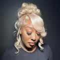 Brazilian Human Hair Wigs 360 Full Lace Blond Raw Body Wave Wig 613 Honey Blonde HD Full Lace 360 Wigs