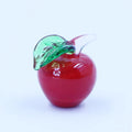 Custom Red Murano Lampwork Handmade Glass Mini apple Ornament Figurine
