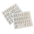 DIY Microwave Safe Letters Numbers Molds (Lowercase/Uppercase 0-9) Non-Stick BPA Free Eco-Friendly Silicone Alphabet Cake