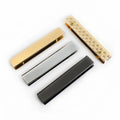 Meetee BF652-A1 52mm Zinc Alloy Handbag Long Tail Clip Buckles Rectangular Corner Protector Edge DIY Leather Bag Plug Stopper