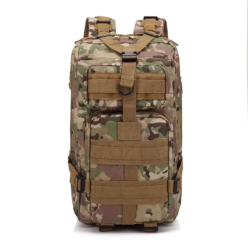 OEM National Waterproof 40L Big Capacity Gym Sport Tactical Oxford Molle Hiking Backpack Zipper Closure Polyester Lining Stock MegaBDM