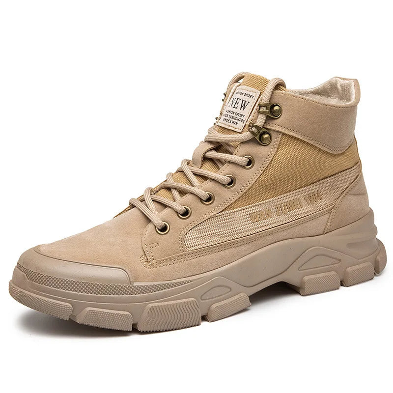 New Fashion Comfortable Khaki Boots Sneakers Casual Sport Anti-slip Shoes for Man