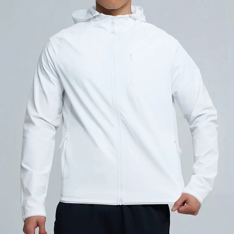 Men Windbreaker Sport Jacket Casual Wear Quick Dry Fitness Jacket Custom Logo Waterproof Jacket for Men