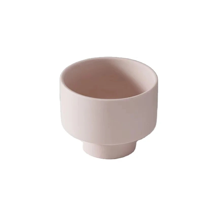 Wholesale Creative Ceramic Candle Container Aromatherapy Cup for Home Decoration for Valentine's Day