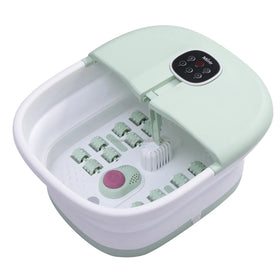 Trending Products Collapsible Foot SPA Massager Bath Machine with Bubble Pumice Stone Shiatsu Massage Rollers
