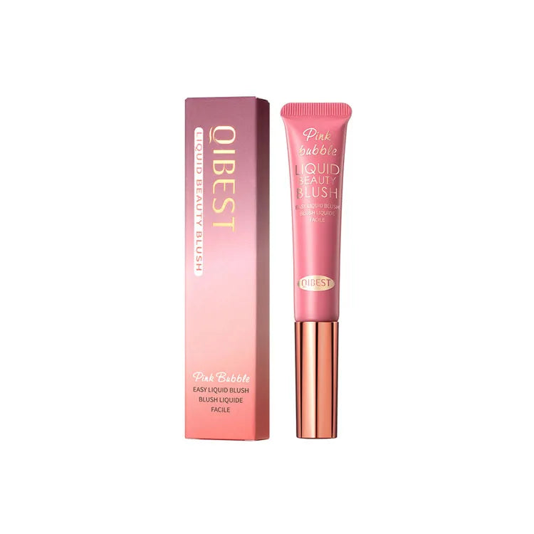 Wholesale QiBest Liquid Velvet Blusher Hot Selling Waterproof 3 Color Cheek Color Liquid Blush