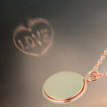GT New Design100 Languages I Love You Projection Pendant Jewelry Fashion 18k Gold Plated  Projection Necklace Photo Custom