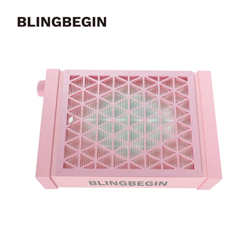 BLINGBEGIN Professional Nail Cleaner Super Strong Collector Low Noise Vacuum Nail Dust Collection Machine Solid Plastic Design