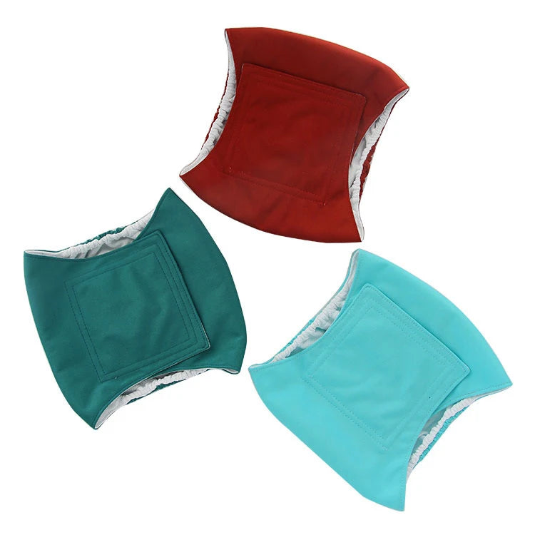 Reusable Washable  Male Pet Cloth Dog Diaper Microfiber Diaper for Animals