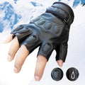 Wholesale Exercise Gym Workout Palm Motorcycle Half Gloves Sports Motorcycle PU Leather Cycling Tactical Gloves Grips Men
