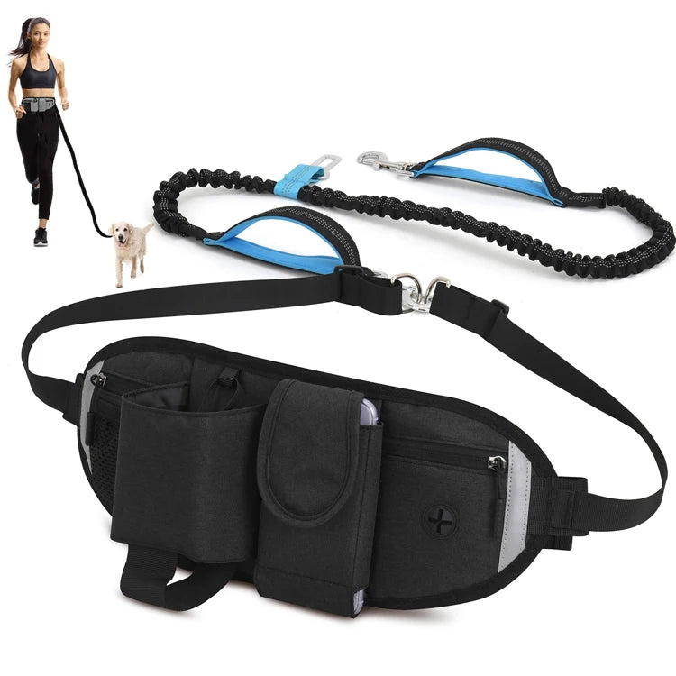 Outdoor Sports Camping Hiking Zipper Belt Portable Polyester Fanny Pack Luxury Dog Walking Bag with Bottle Holder Low MOQ