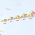 Fine Pure 14K Gold Jewelry DIY Handmade Pearl Jewelry Accessories Clasp Findings for Jewelry Making Gold Necklace and Bracelet