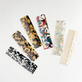 High End Printing or Engrave logo Combs 8g Strong Detangling Acrylic Cellulose Acetate Hair Combs for Women