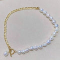 Baroque Freshwater Pearl Choker Necklace for Women 16-20 Inch 10-11Mm Beaded Wedding Party Engagement Gift for Women's