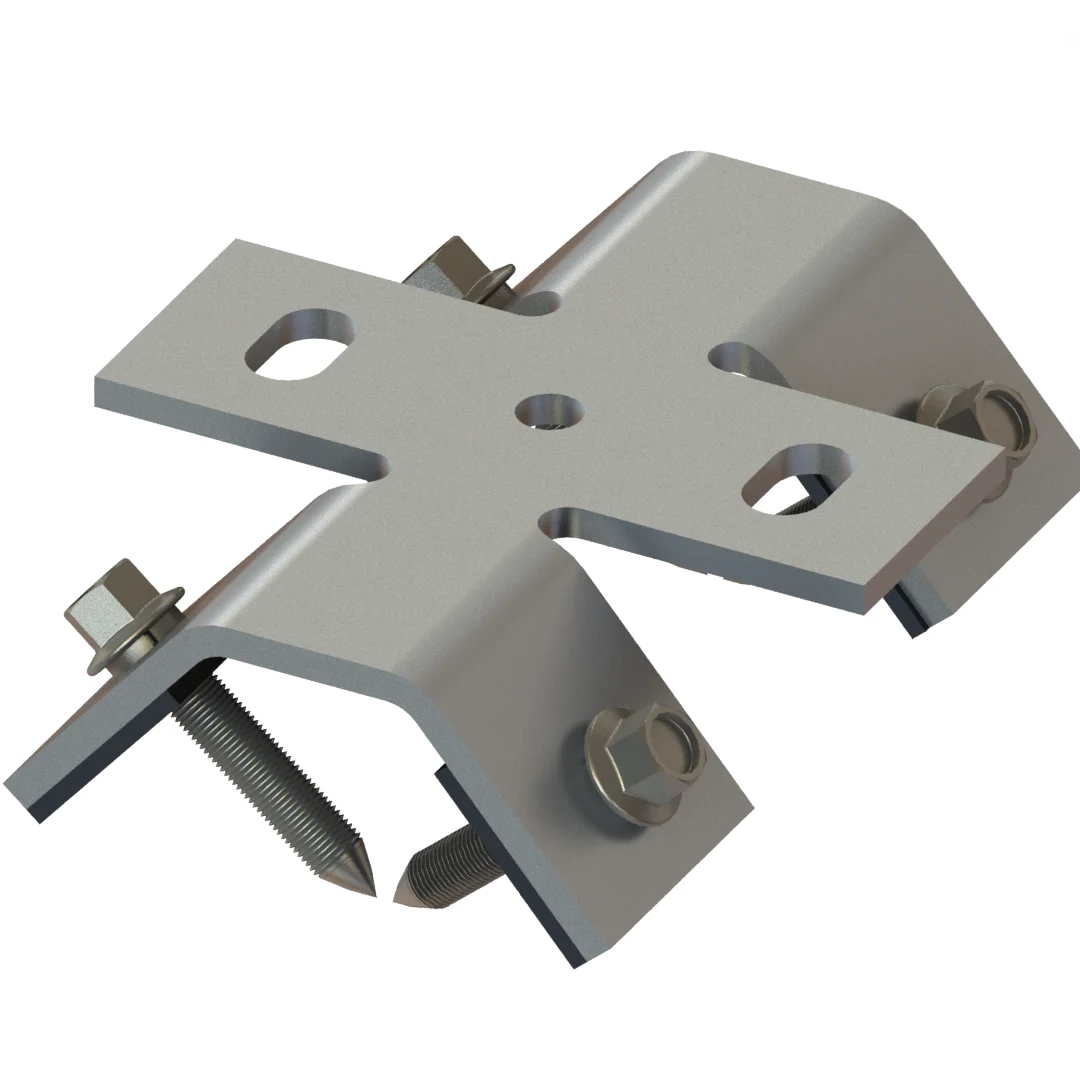 Metal Tin Roof Solar PV Panel Mounting SUS 304 Mounting Bracket