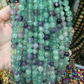 8mm Healing Gemstone Beads Various Round Loose Crystals Fluorite Bead for Jewelry Making