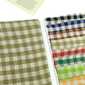 Eco-Friendly Stone Washed Linen Fabric Yarn Dyed Plaid Sustainable Organic Linen Gingham Check Fabric Shirt Material