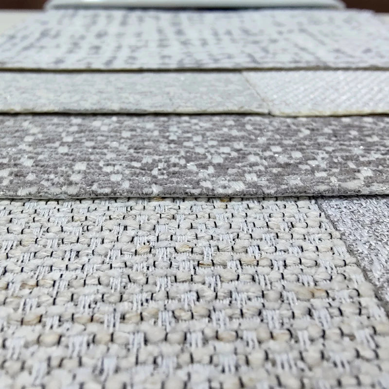 M&Y MYG1825-07 Italian Faux Linen 100% Polyester Woven Jacquard Luxury Sofa Fabric Plain Dyed Home Textile