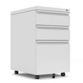 Ready to Ship Office Mobile Pedestal Storage 3 Drawers Metal Cabinet With Wheels