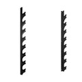 Coosport Steel Durable Black Barbell Wall Mount Plate Storage Rack Universal Space-Saving Wall Bracket for Fitness Equipment