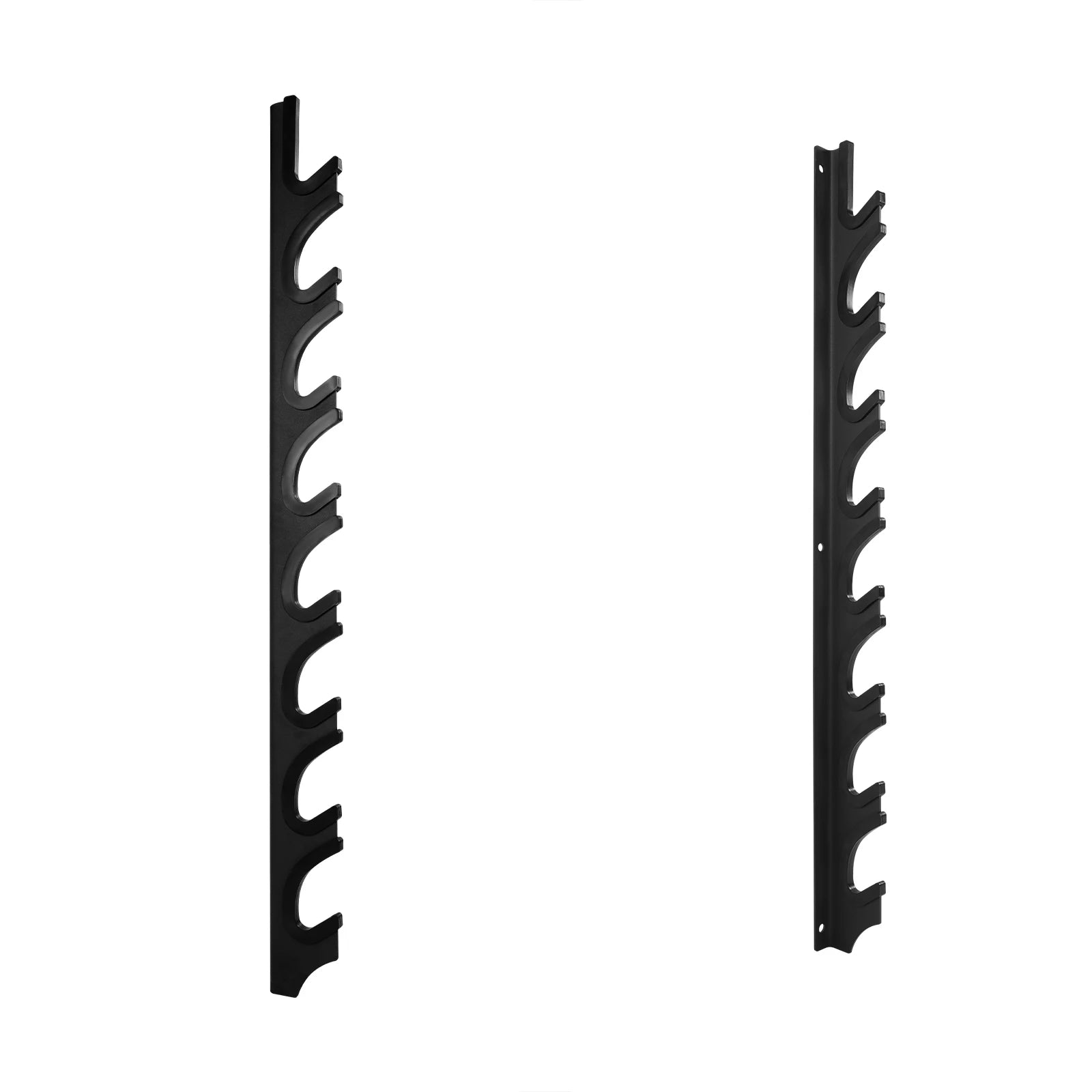 Coosport Steel Durable Black Barbell Wall Mount Plate Storage Rack Universal Space-Saving Wall Bracket for Fitness Equipment