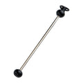 Beaded Accessories Fashion Diy Earring Jewelry Making Screw Threaded Blank Earring Bead bar for Diy