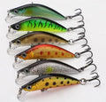 2022 New Product 55mm 5g Sinking Minnow Lure Artificial Hard Bait Fishing Lure Mini Minnow Jerkbaits