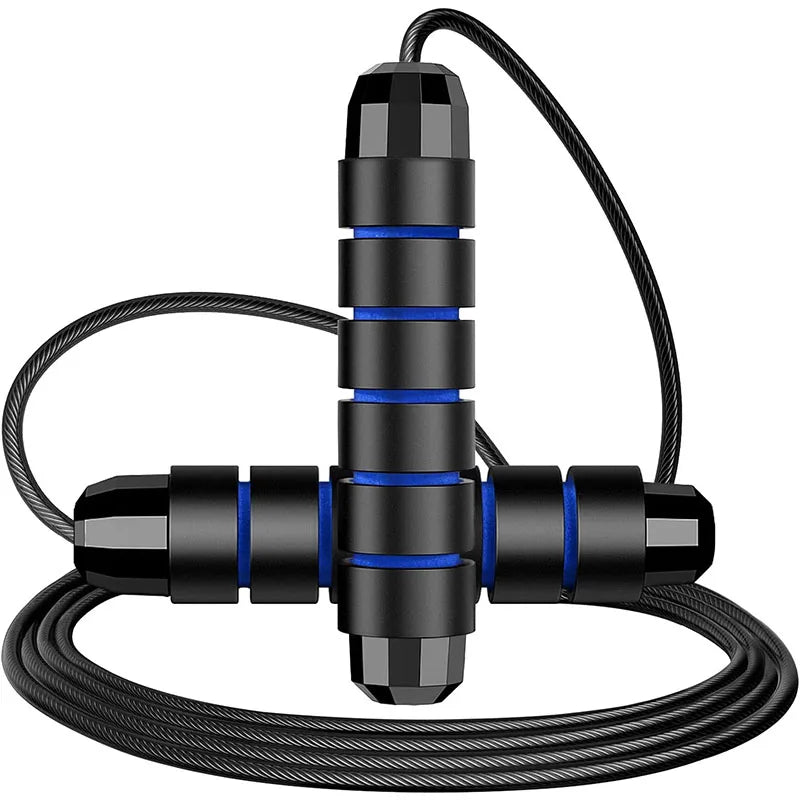 Adjustable Adult Jumping Rope Home or Gym Workout with Fat Burning Effect for Men Women Kids