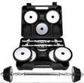 Fitness Equipment Adjustable Steel Dumbbell Set for Men 50kg Arm-Training Barbell Set with 15kg & 25kg Weights