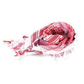 YUEMAI Tactical Outdoor Hunting Hiking Scarf Cotton Red White Shemagh Scarf Palestinian Keffiyeh