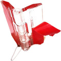 Modern Design Self-Adhesive Transparent Acrylic Hinge for Kitchen & Home Office Self-Adhesive Plastic Hinge