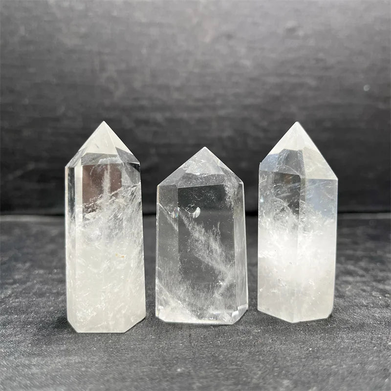 New Arrival Natural Healing Stone Crystal Clear Quartz Point Tower for Decoration