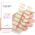Wholesale Semi Cured Gel Nail Stickers Non-Toxic Long Lasting Real Full Cover UV Semi Cured Gel Nail Wraps