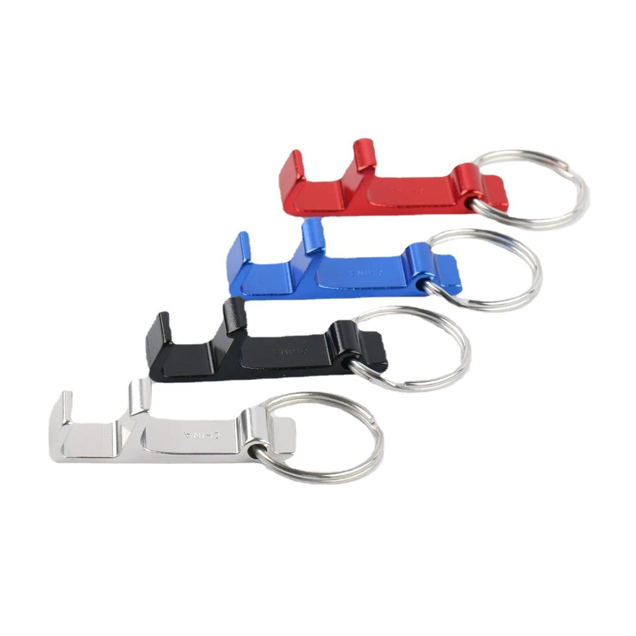 New Design Promotional Gift Aluminum Alloy Keychain Bottle Opener Cell Phone Stand Eco-Friendly Beer Opener