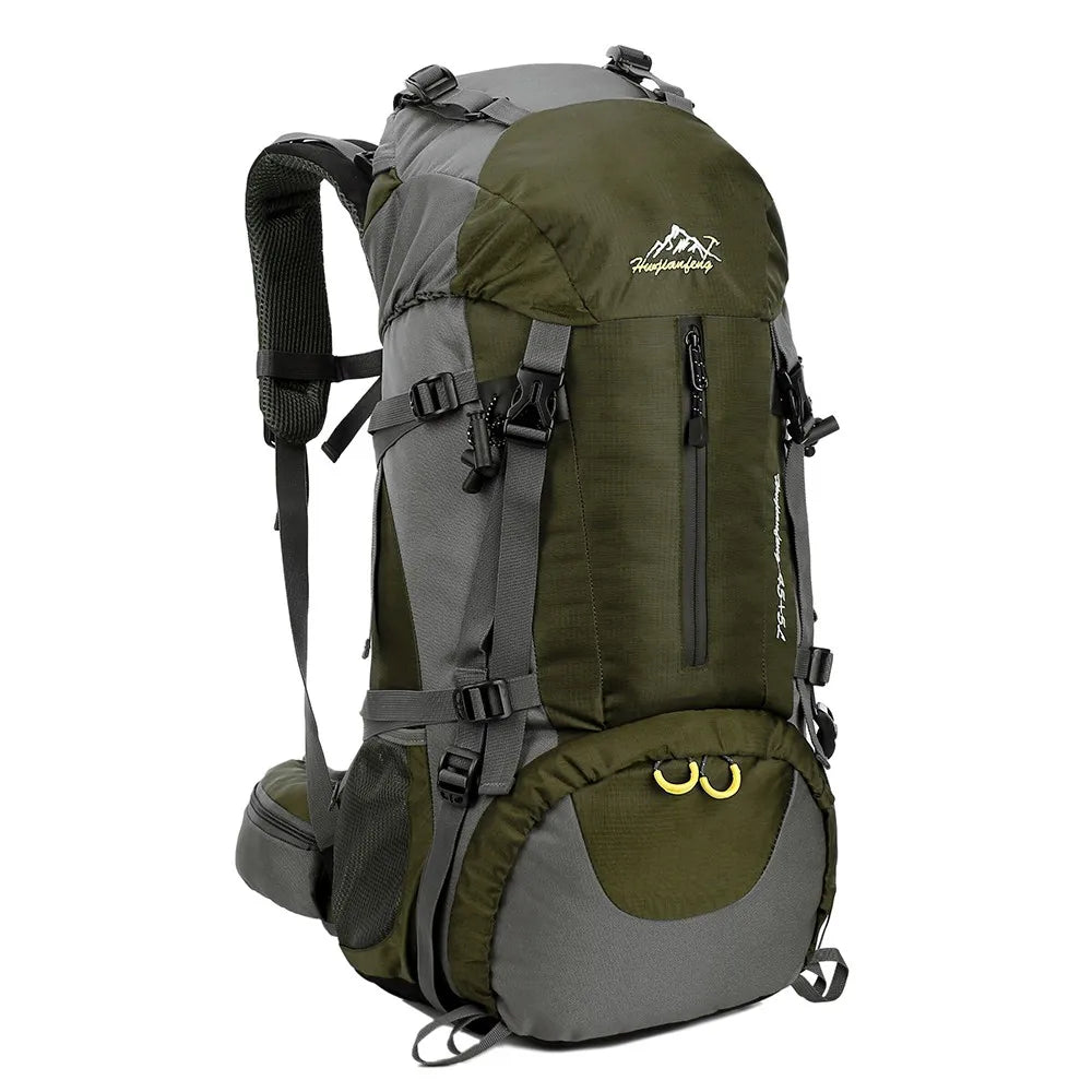 50L Waterproof Outdoor Sport Hiking Trekking Camping Travel Backpack Pack Mountaineering Climbing Knapsack with Rain Cover