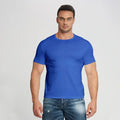 Wholesale Slim Fit Polyester Sports T-Shirts Quick Dry with Custom Logo Printing Blank Design and Worsted Fabric in Bulk