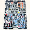 10pcs Battery Power Tool Kits Electric Hammer Drill Brushless Angle Grinder Cordless Wrench Portable Saw Combination Tool Set