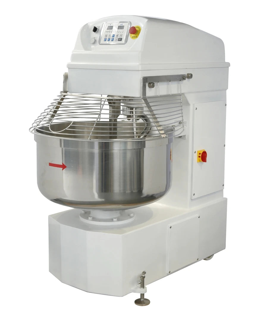 CS80D 25KG 80L Commercial Bakery Equipment Electric Double Motor Pizza & Bread Mixing Machine Spiral Dough for Baking